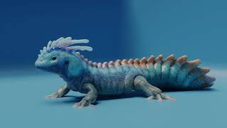 Alien Gecko - First Animation Test