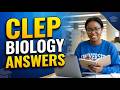 CLEP Biology Questions and Answers