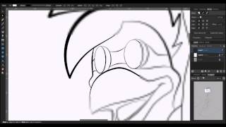 Speed paint vector art for Aubrin Affinity Designer
