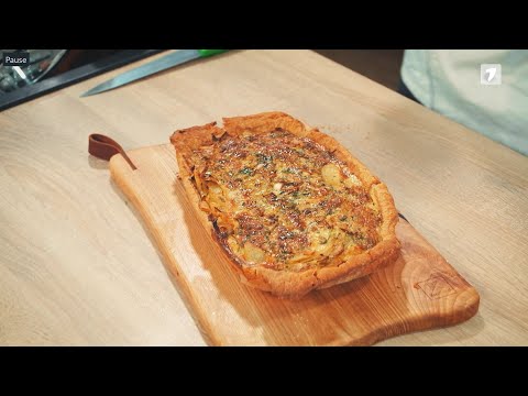 Video: Pizza In Stil Francez Cu Cartofi Si Praz