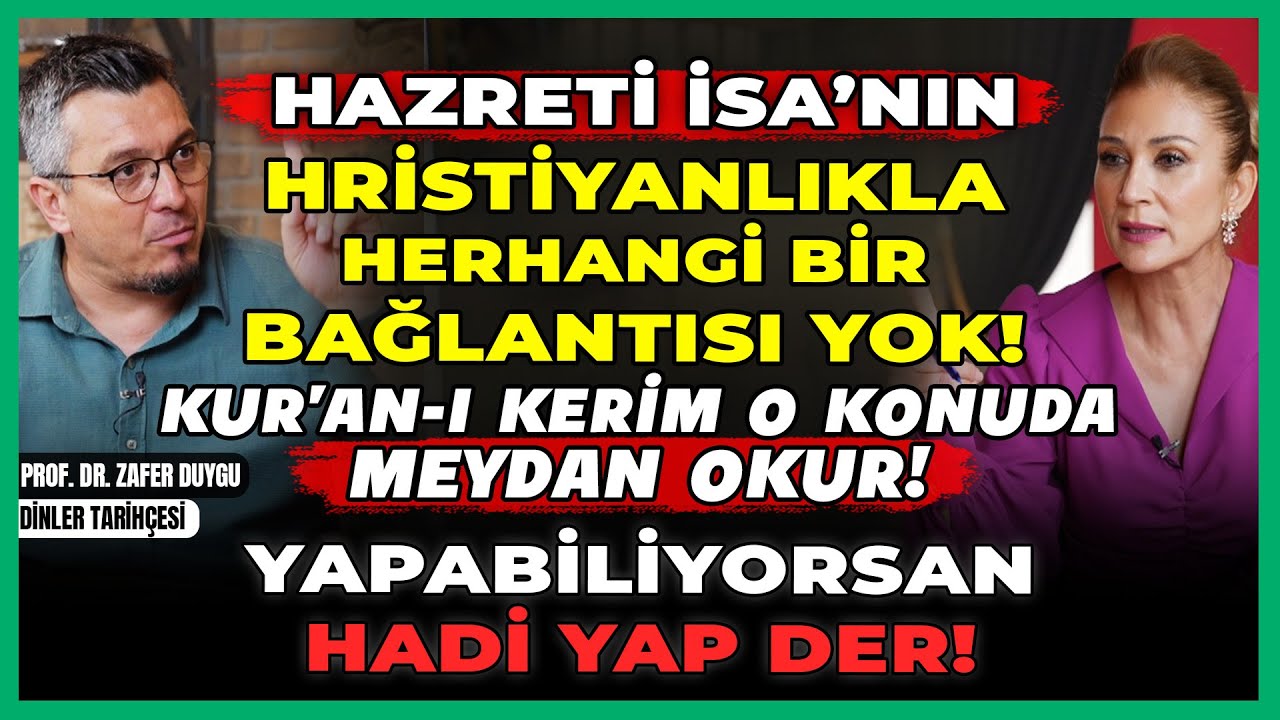 Hz. İsa'nın Hristiyanlıkla Herhangi Bir Bağlantısı Yok! Kur’an-ı Kerim O Konuda Meydan Okur!