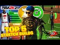 TOP 5 STRETCH FOUR BUILDS IN NBA2K21 CURRENT GEN!! - BECOME A SPOT UP GOD!!