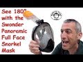 Swonder 180 degree Panoramic Full Face Snorkel Mask review