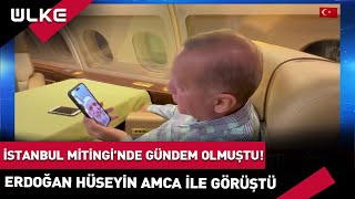 Metro Merdivenlerini Yürüyerek Çıkmıştı! Erdoğan İstanbul Mitingi'nde Gündem Olan Amca İle Konuştu