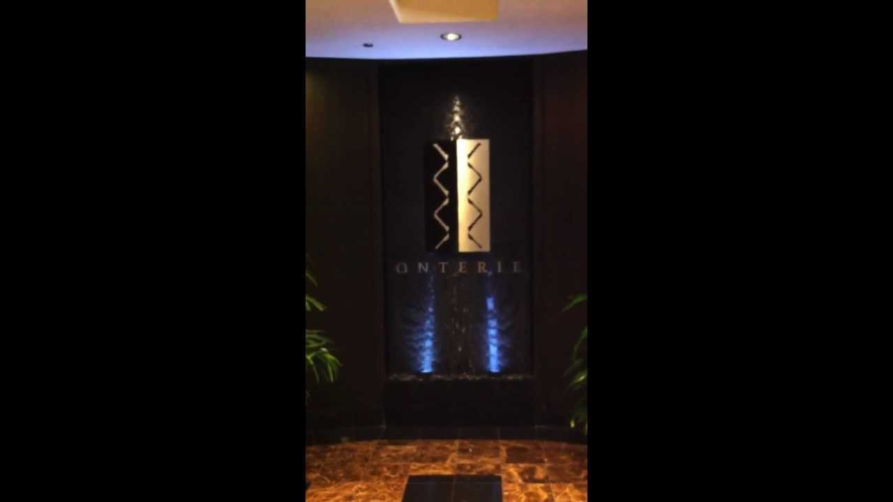 Indoor Waterfall-Custom made with logo for lobby