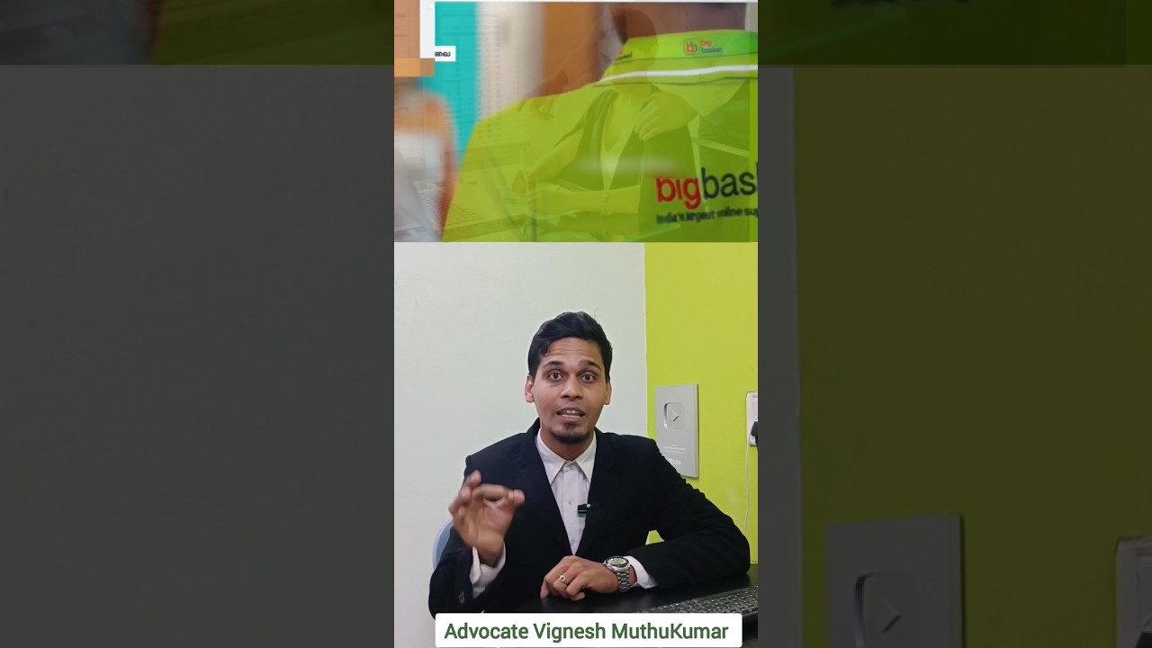 தவறான நடத்தை Big Basket delivery Person 🧺🍎🍞 || 