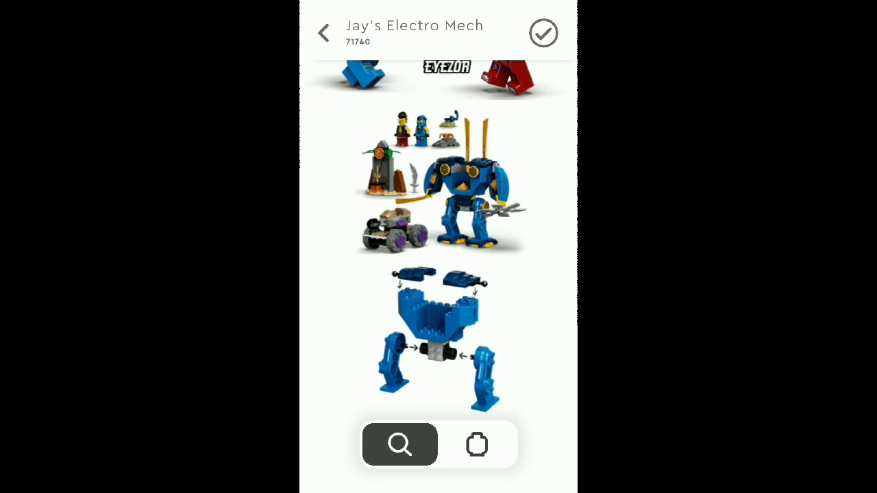 Lego Ninjago LEGACY set 71740 instruction