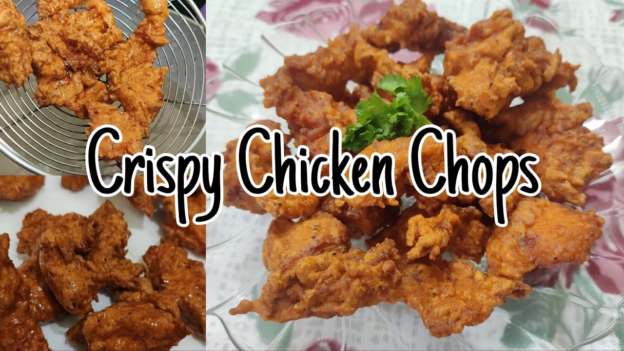 Crispy Fried Chicken Homemade Chicken Chops Recipe Easy Fried