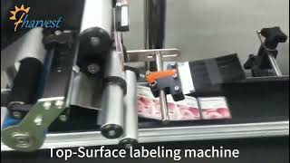 Top Surface Labeling Machine , Flat Labeling Machine for box , Cap Top Labeler Machine Factory