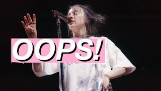 Billie Eilish Forgets Words at Coachella