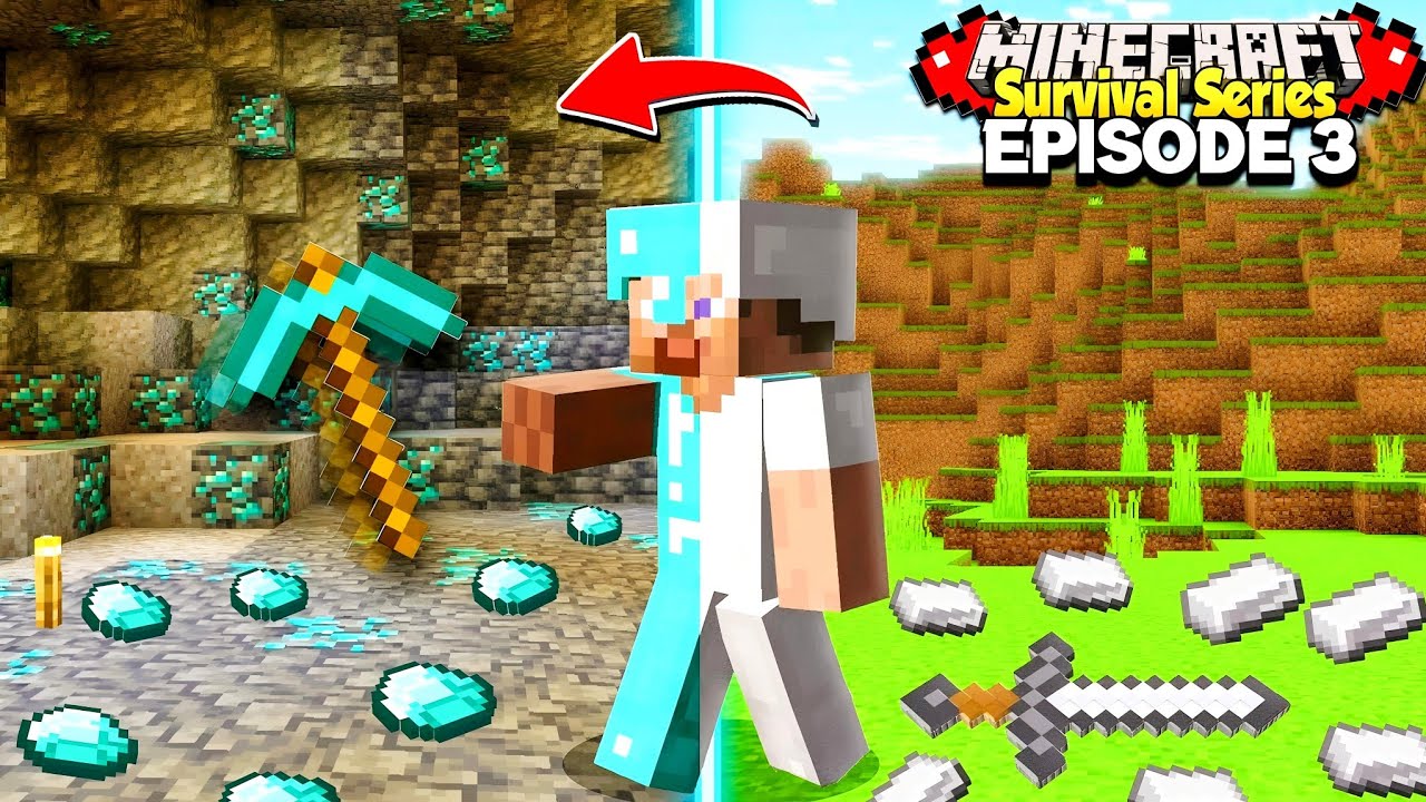 I Finally Crafted the STRONGEST Armor in Minecraft! 🔥 | Minecraft #3 ...