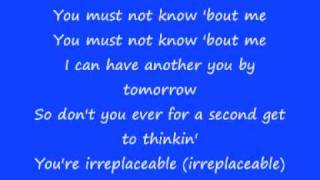 Irreplaceable  Beyonce Wit S