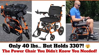 Can a 40 lb Wheelchair Really Support 330 lbs? Meet the SuperHandy GoRide 2!