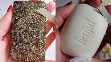 Soap Carving ASMR Relaxing Sounds no talking Satisfying ASMR Video