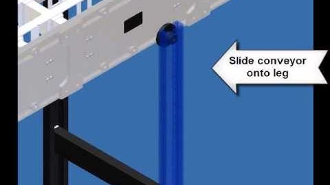 DynaCon Conveyor Leg Set Assembly
