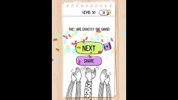 Brain Test: Tricky Puzzles Level 30 Walkthrough Solution Answers Solved