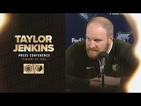 Coach Taylor Jenkins Press Conference | Clippers vs. Grizzlies