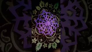 #snow flakes #easy paper craft