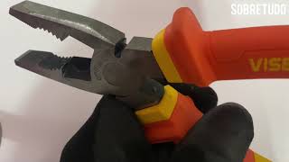 Alicate universal isolado 8” Irwin VDE Vise-Grip - específico para eletricistas -1000V