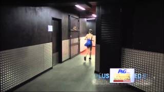 2014 Trophee Eric Bompard - Radionova and Lipnitskaya backstage