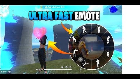 How to fast emote in game loop / freefire