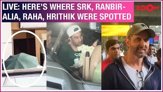 LIVE: Shah Rukh Khan, Ranbir-Alia with Raha, Hrithik Roshan, Kareena Kapoor spotted in the city