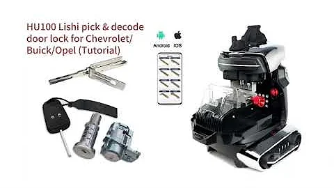 Decode GM HU100 with Lishi and Cut Key with 2M2 Tank 2 Pro- OBDII365