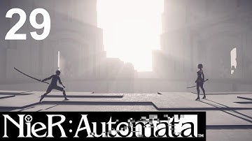 Nier: Automata - Casual 9S & A2 Playthrough - Part 29 Tower Infiltration & Final Battle