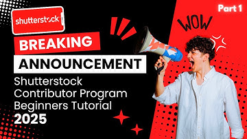 Shutterstock Contributor Program Made EASY for Beginners | Part 1