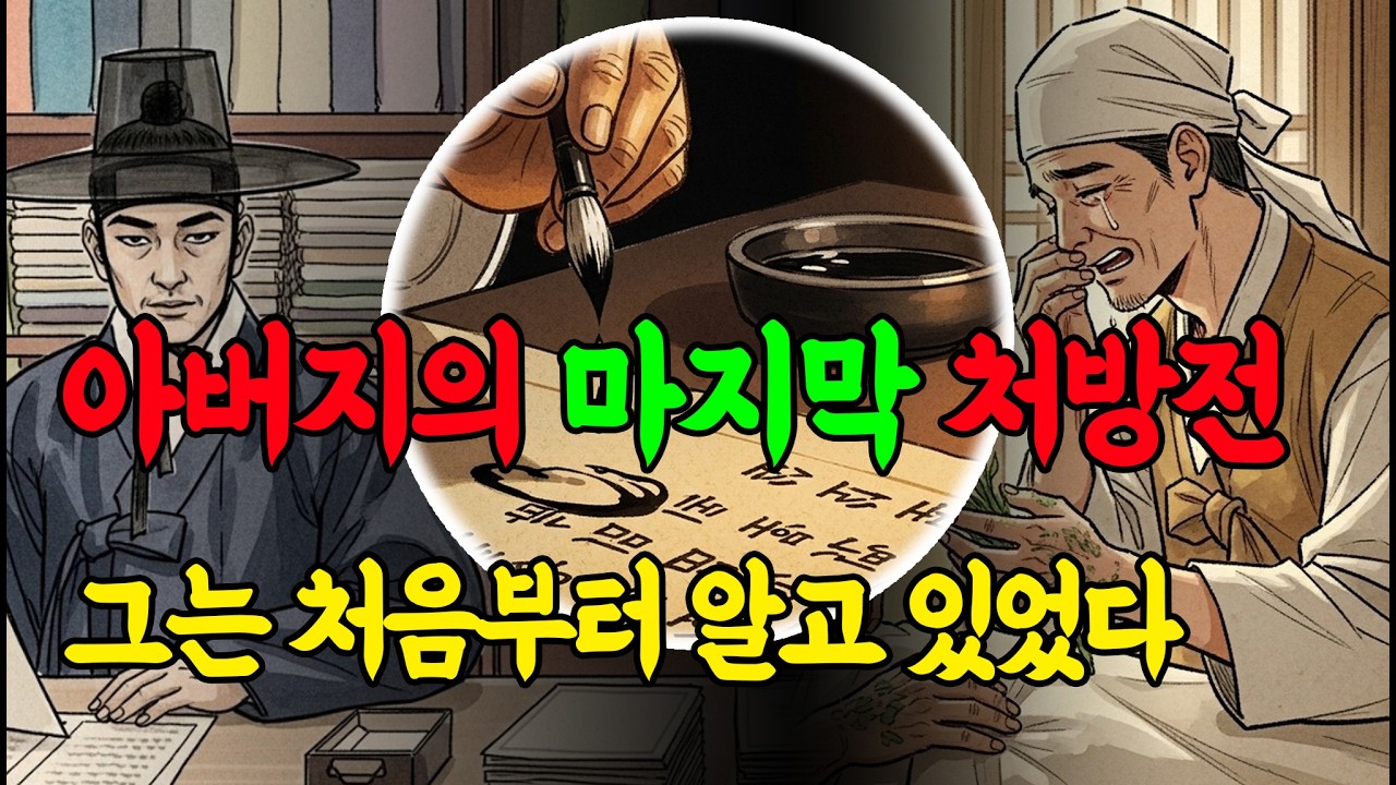 아버지의 마지막 처방전 | 유산 | #야담 #설화 #민담 #오디오북 #수면동화 #전기수 #옛이야기  #옛날이야기