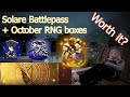 New Solare Battlepass + Gleaming, Shining, Dazzling RNG Bundles - BDO Pearl Store run down