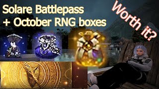 New Solare Battlepass + Gleaming, Shining, Dazzling RNG Bundles - BDO Pearl Store run down