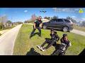 Car Thieves' Attempt To Outrun Helicopter Ends In A Disaster