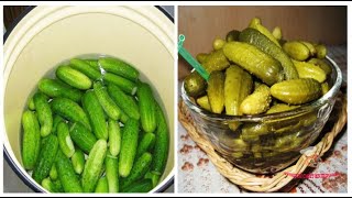 ТАК НЕ ХРУСТЯТ ДАЖЕ СВЕЖИЕ ОГУРЧИКИ🥒. КАК ПРИГОТОВИТЬ МАРИНАД ДЛЯ ОГУРЦОВ НА 1 ЛИТР ВОДЫ🥛