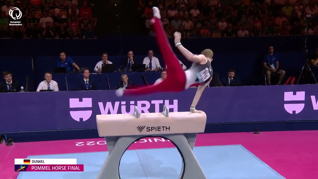 Nils DUNKEL (GER) - 2022 Artistic European bronze medallist, pommel horse