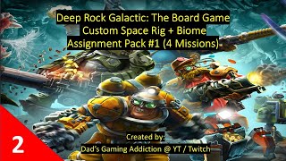 DGA Plays: Deep Rock Galactic: The Board Game w/ Expansions - Custom Assignment Pack #1 - Mission #2
DGA Plays: Deep Rock Galactic: The Board Game w/ Expansions - Custom Assignment Pack #1 - Mission #2 DGA Plays: Deep Rock Galactic: The Board Game w/ Expansions - Custom Assignment Pack #1 - Mission #2