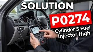 HOW TO FIX P0274 OBD II ERROR CODE - Cylinder 5 Fuel Injector Circuit High Signal