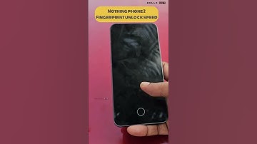 Nothing Phone 2 Fingerprint Unlock Speed #nothingphone2