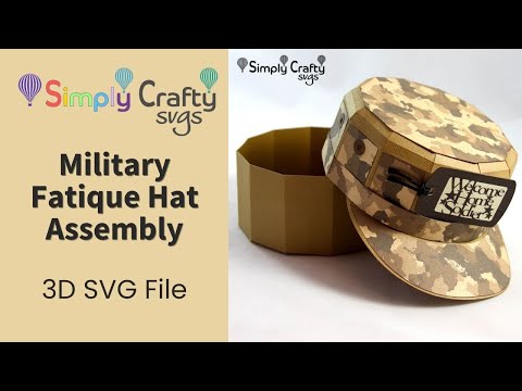 Military Fatigue Hat Assembly - YouTube