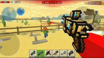 1v1 vs my friend Pixelgun 3D