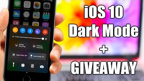 Noctis - iOS 10 Dark Mode + Giveaway
