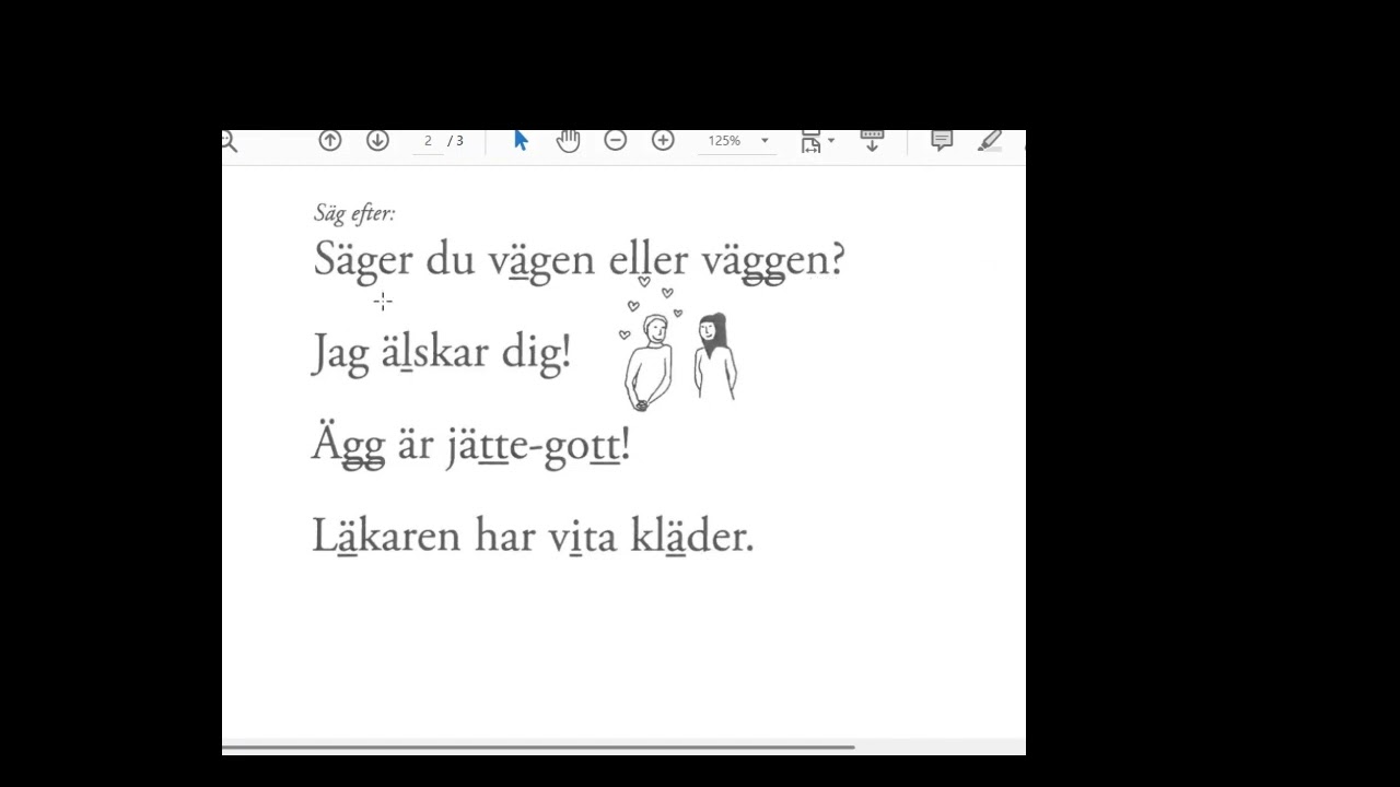 Uttal: Vokalen Ä (Sfi)