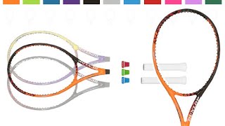 Dunlop iDapt Force 98 racquet stringing tutorial with VS Touch natural gut hybrid setup