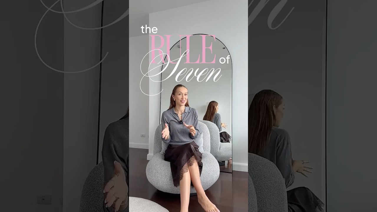 My latest obsession: The Rule of Seven  — the styling hack every fashion girly should know 