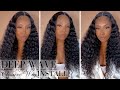 Deep Wave HD Closure Glueless Wig Install | Alipearl 5x5 Closure Wig