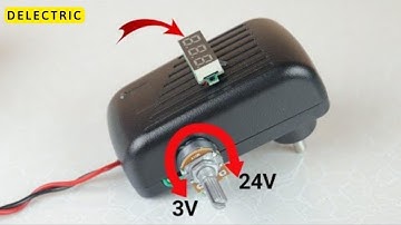 Cách chế adapter 12v thành bộ nguồn điều chỉnh được điện áp