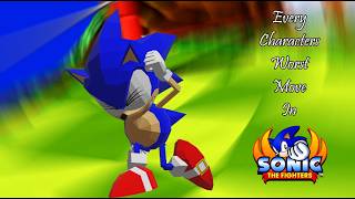 Every Characters Worst Move In Sonic The Fighters