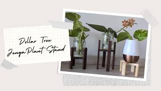 Dollar Tree Jenga Plant Stand DIY — No Tools Needed!