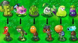 Plants vs. Zombies 2 Mod All PIERCING Plants Power-Up! vs All Zombies 2