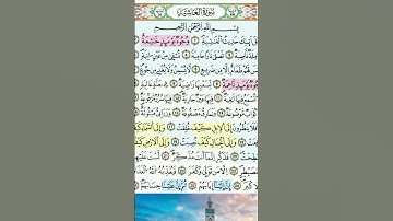 تلاوة عطرة لسورة الغاشية بصوت القارئ الشيخ ماهر المعيقلي.